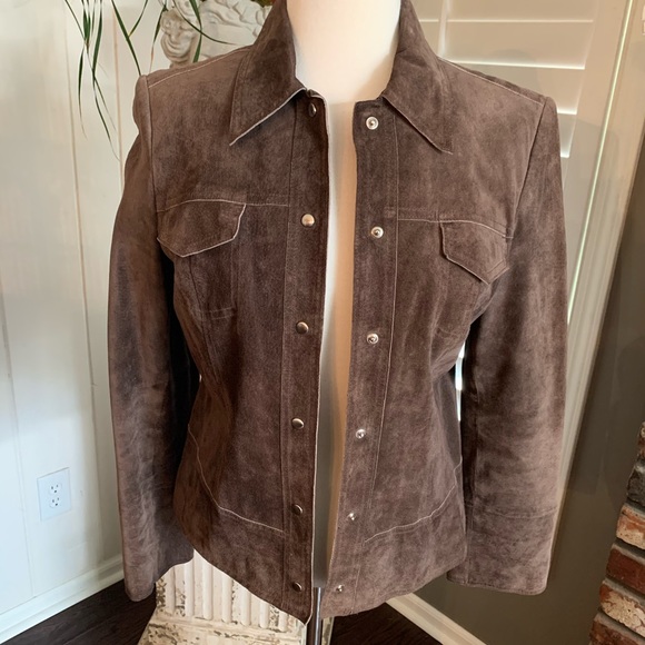 Valerie Stevens Jackets & Blazers - Valerie Stevens brown 100%  leather jacket